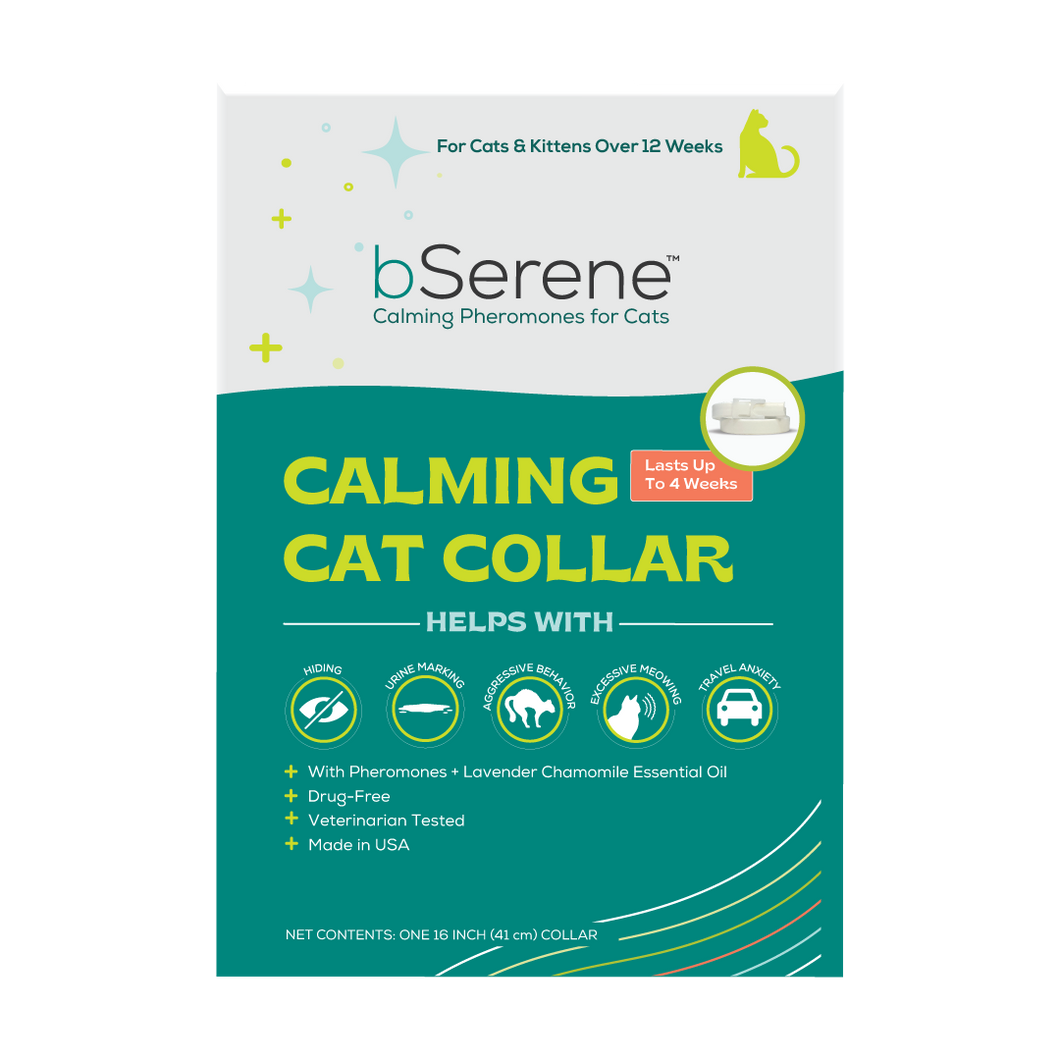 bSerene Pheromone Calming Collar for Cats