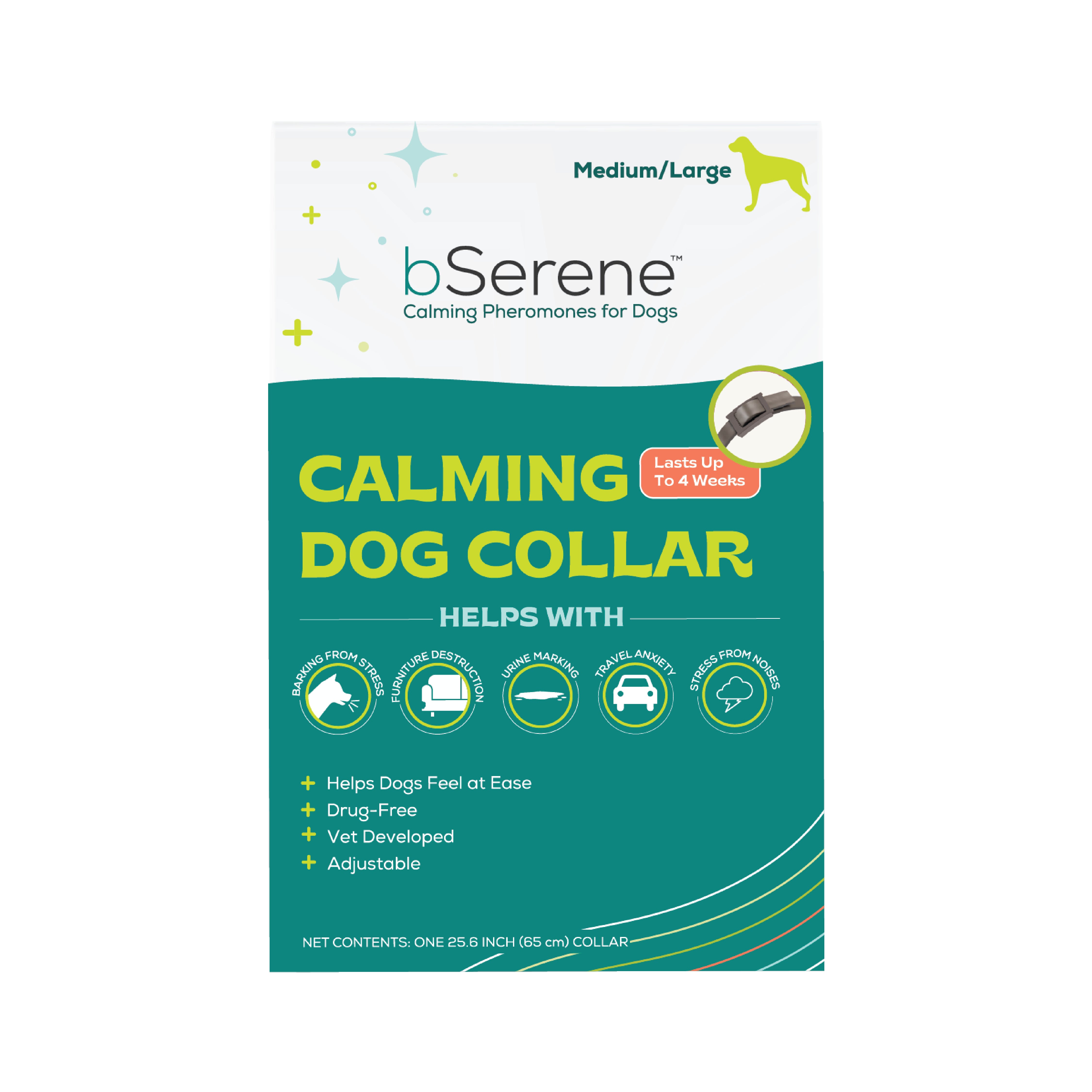 bSerene Pheromone Calming Collar for Dogs